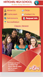 Mobile Screenshot of nationalhighschool.com